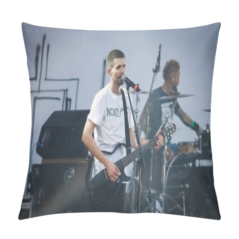 Personality  Noize MC Rap & Rock Singer Play Open Air Concert Pillow Covers