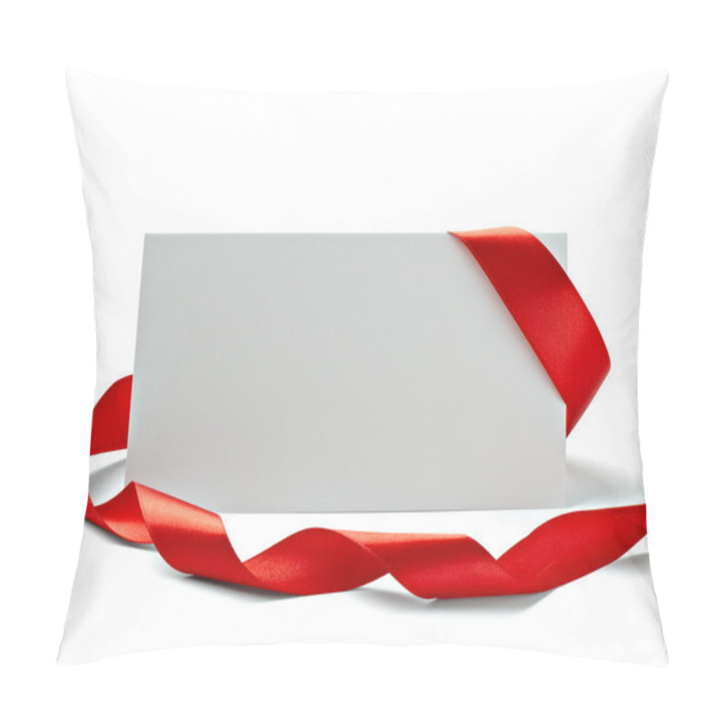 Personality  Greeting Card With Ribbon Note Christmas Pillow Covers