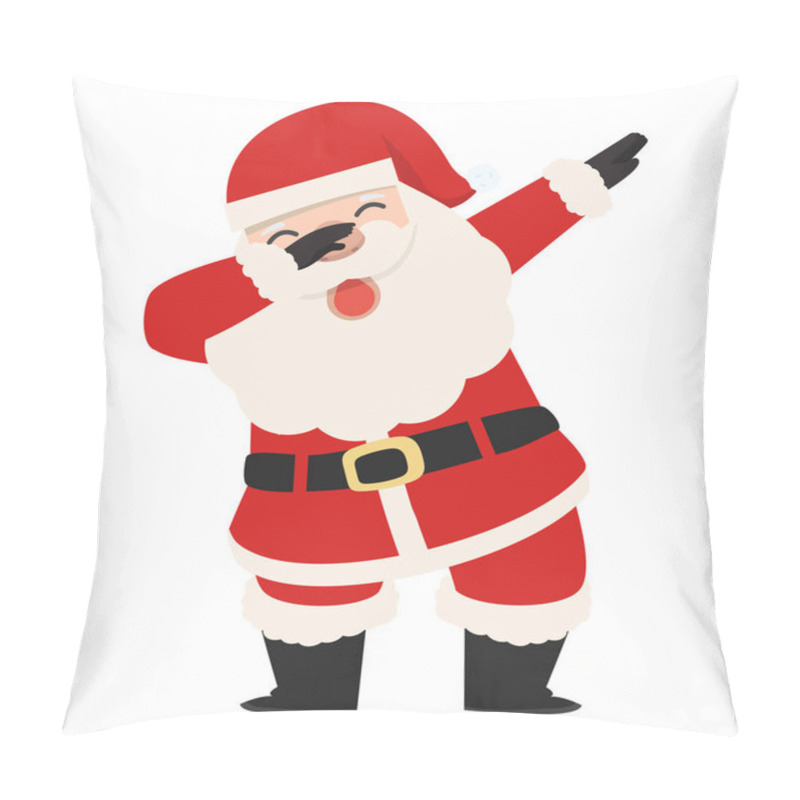 Personality  Santa Claus Dabbing Dance Cartoon Pillow Covers