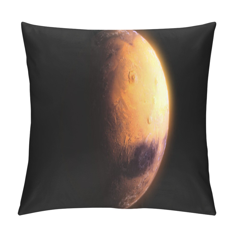 Personality  MARS PLANET 8k 3d Rendering Pillow Covers