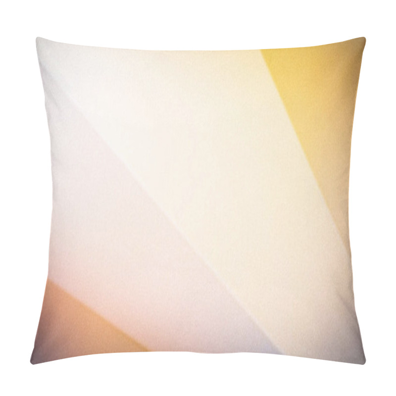 Personality  Abstract 4K Gradient Background With Soft Shades Of Yellow, Cream, And Peach Geometric Stripes, Highlighted By A Grainy Texture And Gentle Blur Pillow Covers