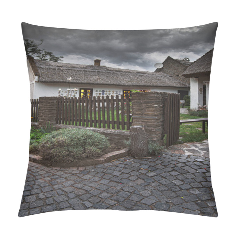 Personality  Traditional House In The Old Town Of Tihany, Hungary Pillow Covers