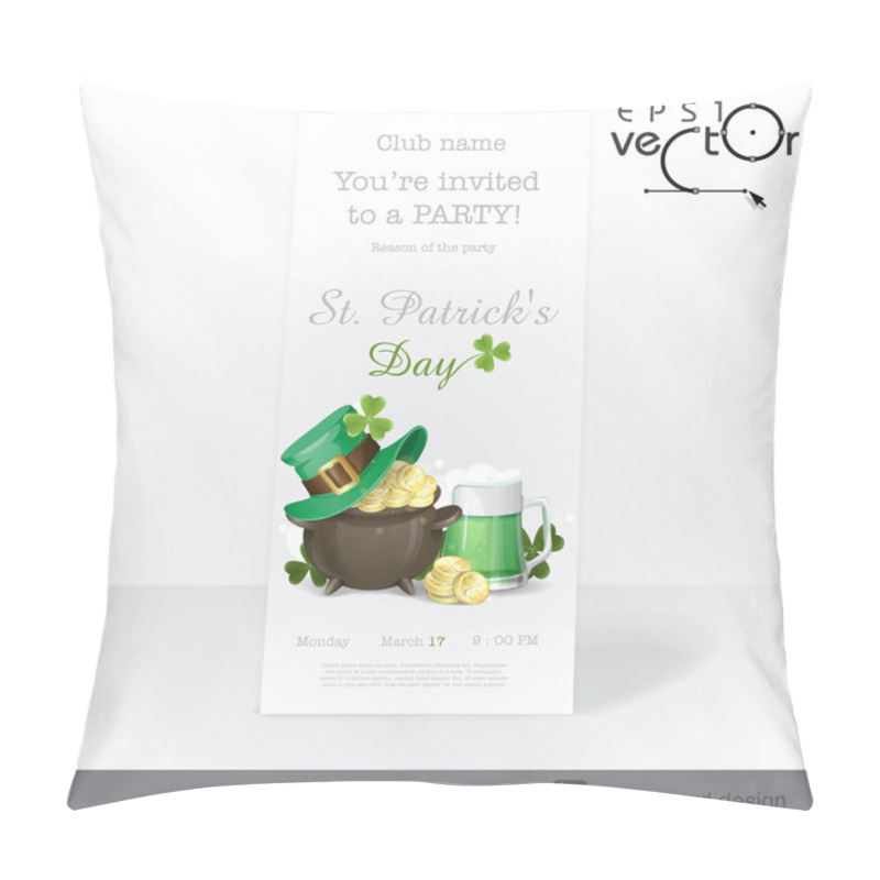 Personality  St. Patrick's Day Background Pillow Covers