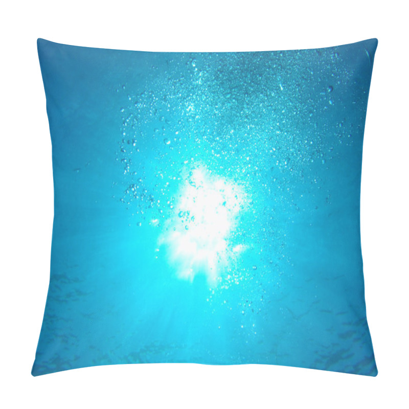 Personality  Under Water Rays Pillow Covers