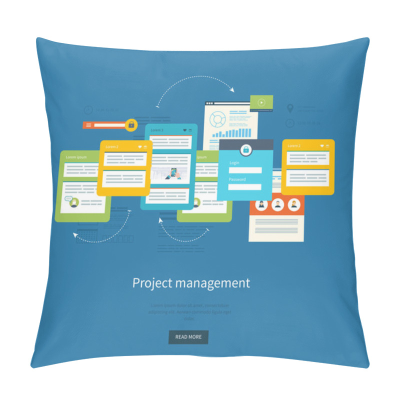 Personality  Concepts For Business Analysis And Planning Pillow Covers