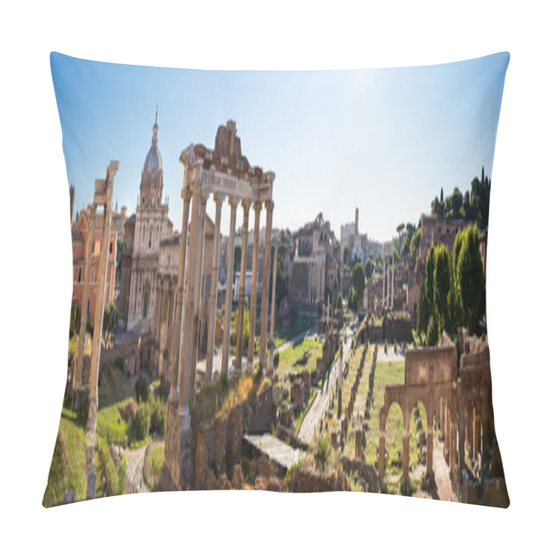 Personality  Forum Romanum In Italy Pillow Covers