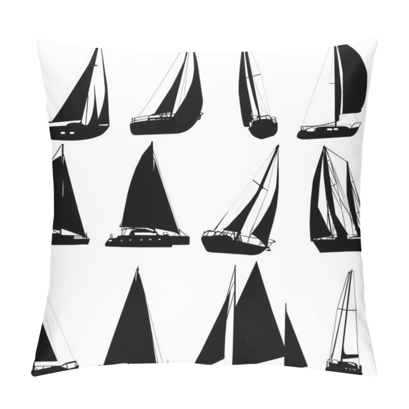 Personality  Sailing Boat Pillow Covers