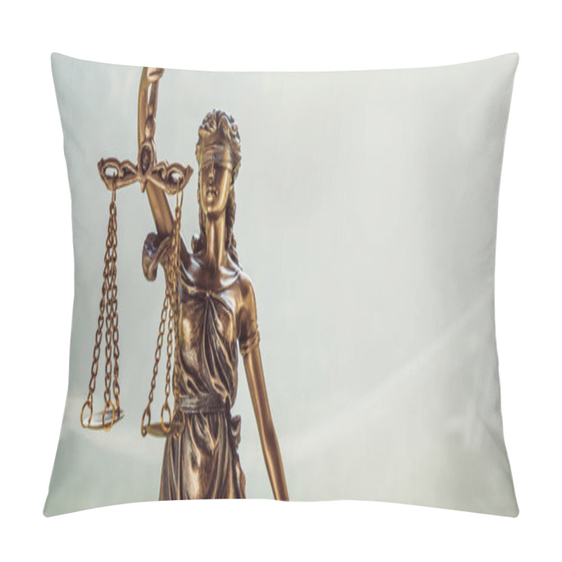 Personality  Lady Justice Statue Pillow Covers