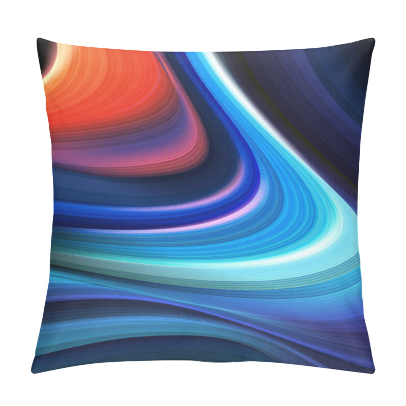 Personality  An Abstract Background Of 3D Wavy Stripes In Vector Art, Suitable For A Mobile Screen, Phone Desktop, Landing Page, UI/UX, And Wallpaper. Pillow Covers