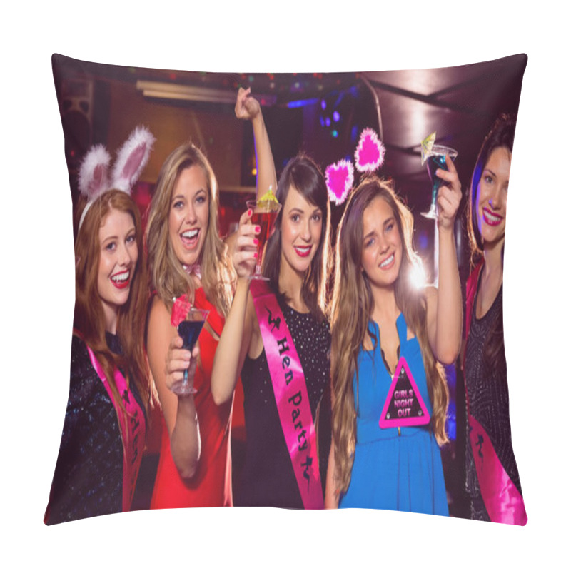 Personality  Pretty Friends On A Hen Night Pillow Covers