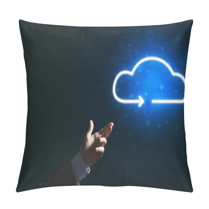 Personality   Luminous Cloud Computer Concept Pillow Covers