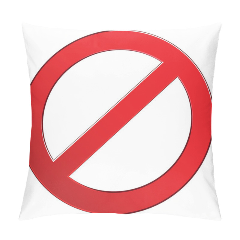 Personality  Sign Forbidden Pillow Covers