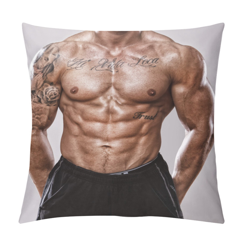 Personality  Hot Tattooed And Pumped Male Body Pillow Covers