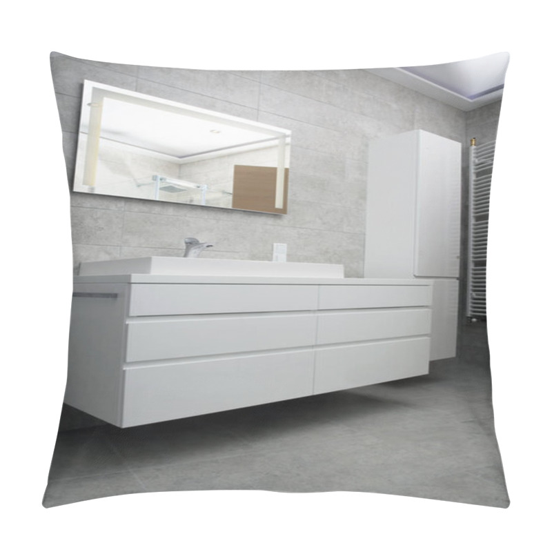 Personality  New Bathroom In A New Style In Grey  Pillow Covers