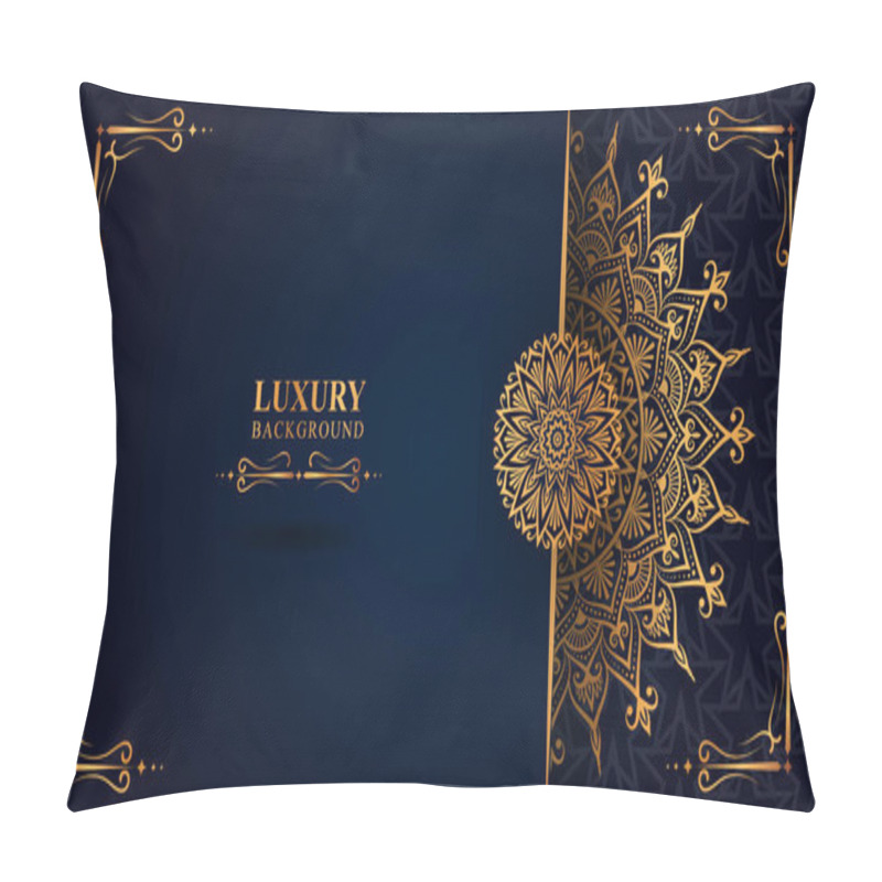 Personality  Luxury Floral Pattern Texture And Traditional Arabian Mandala Concept, Use For Islamic Ramadan Banner Design, Business Card Greeting Card Pillow Covers