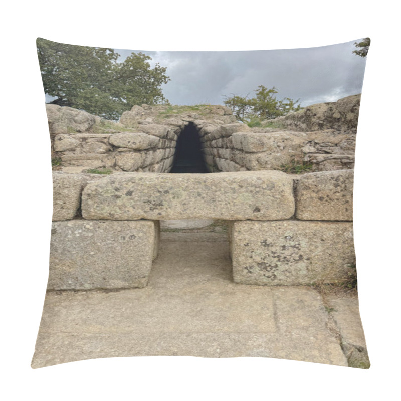 Personality  Tomb Of The Giants Of Madau In Fonni, Central Sardinia Pillow Covers