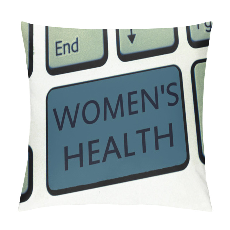 Personality  Word Writing Text Women S Is Health. Business Concept For Womens Physical Health Consequence Avoiding Illness Pillow Covers