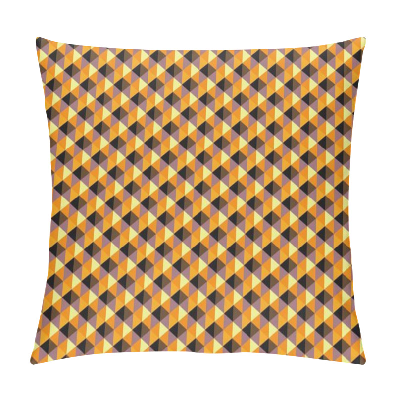 Personality  Seamless Abstract Background With Geometric Elements Pillow Covers