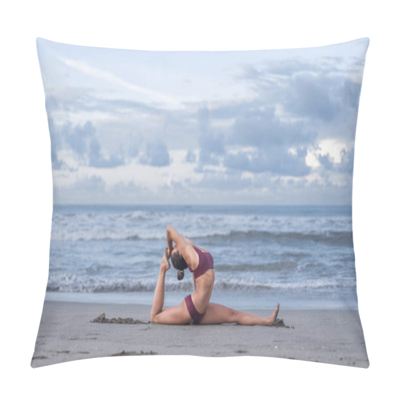 Personality  Practicing Yoga Pillow Covers