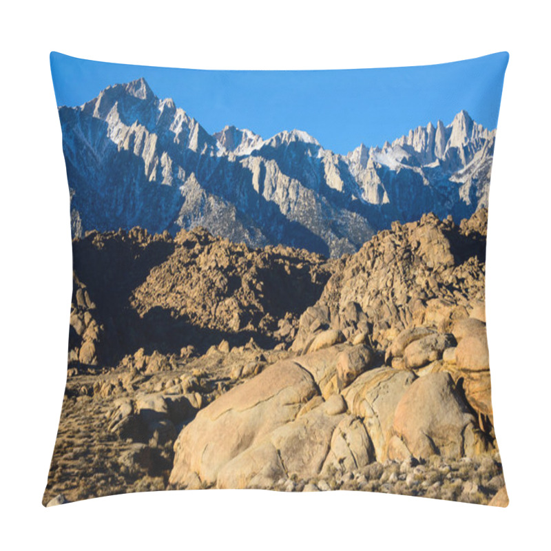 Personality  Mount Whitney And The Alabama Hills Pillow Covers