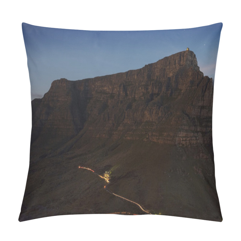 Personality  Table Mountain At Night Pillow Covers