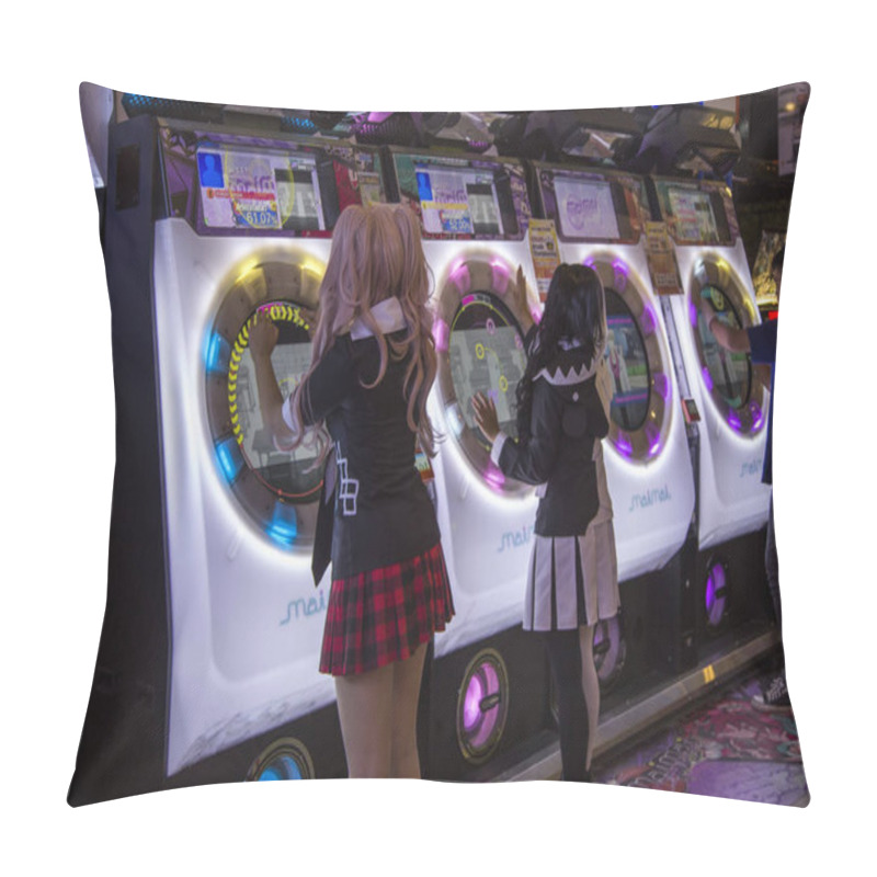 Personality  Asian Cosplay Play Music Game In Comic And Game Activities Pillow Covers