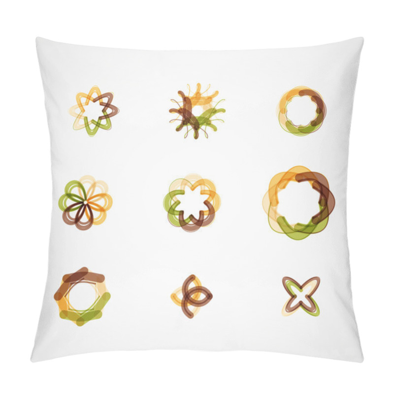 Personality  Abstract Symmetric Business Icons Pillow Covers