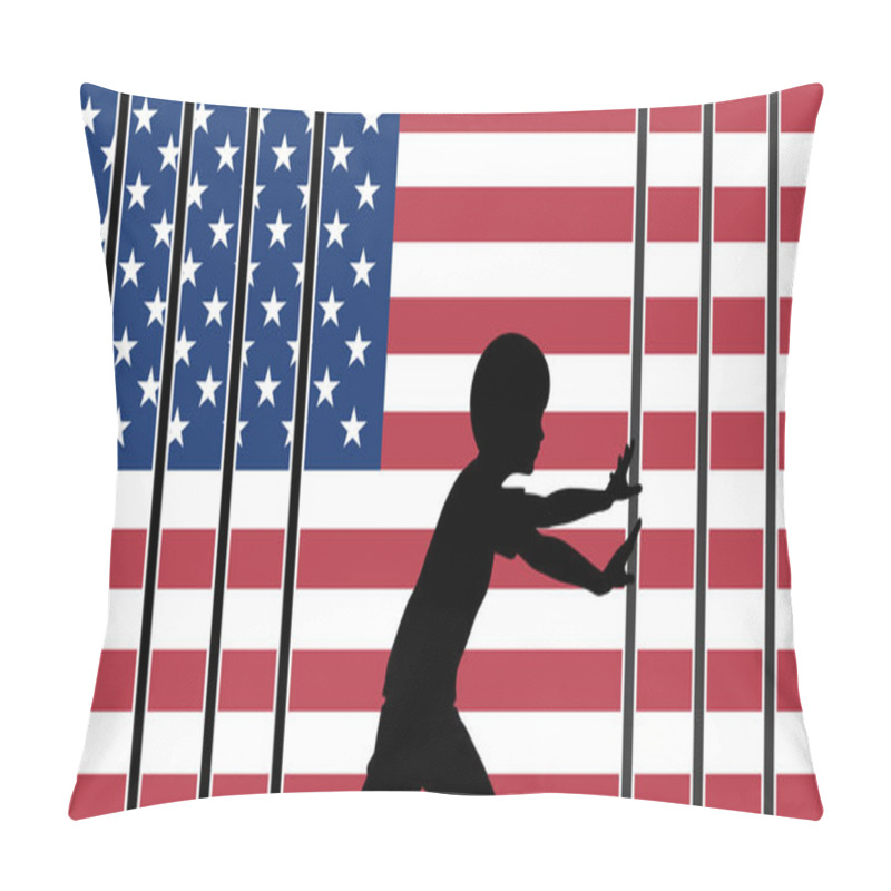 Personality  Open Border To Fortress USA Pillow Covers