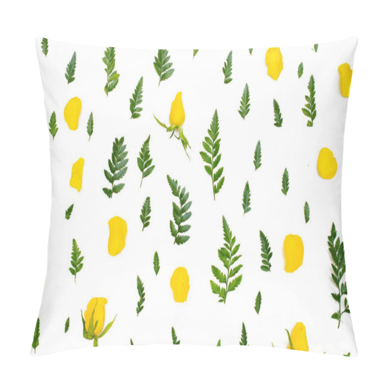 Personality  Floral Pattern With Green Leaves Pillow Covers