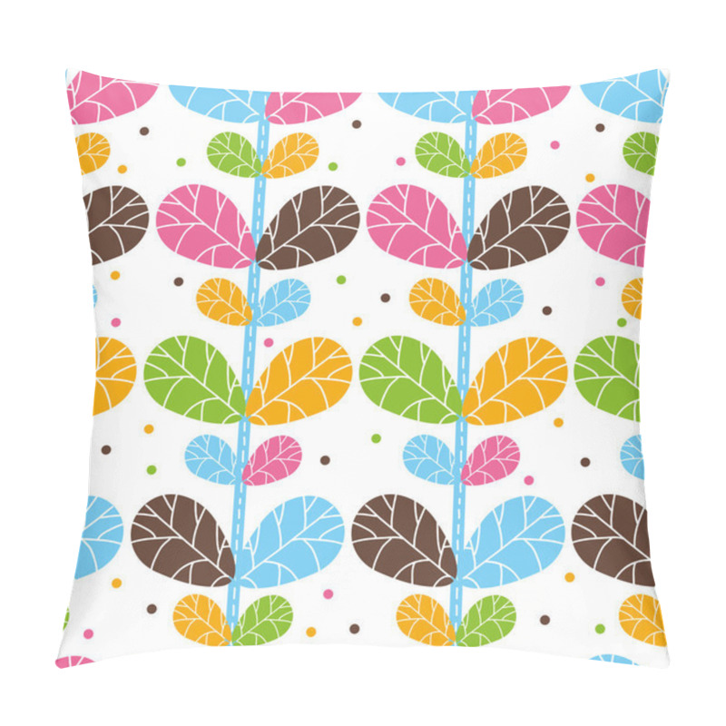 Personality  Ornate Seamless Pattern With The Leaves. Pillow Covers