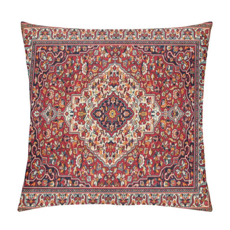 Personality  The Old Red Persian Carpet Texture, Abstract Ornament Pillow Covers