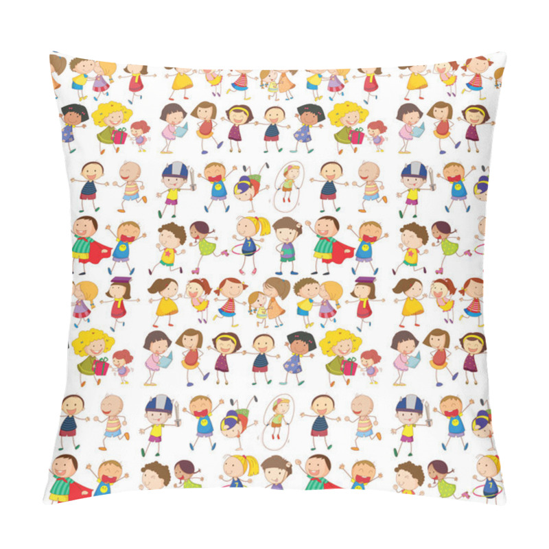 Personality  Seamless Children Pillow Covers