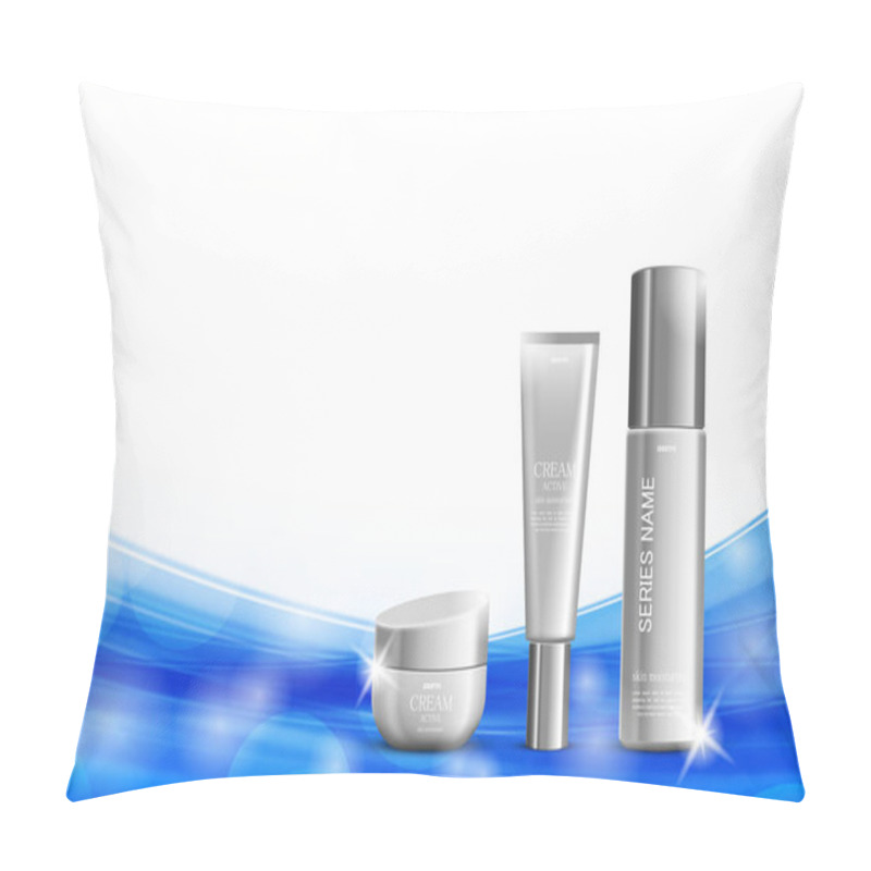 Personality  Skin Moisturizer Cosmetic Ads Template Pillow Covers