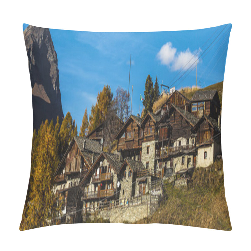 Personality  Small Mountain Village In Aosta Valley Letterbox Pillow Covers