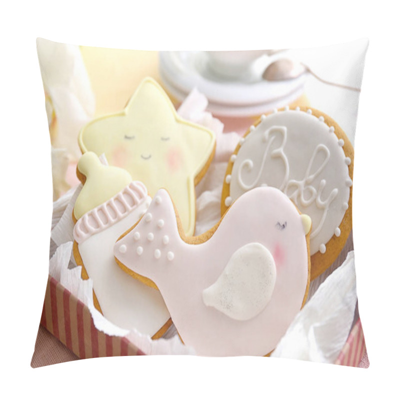 Personality  Delicious Baby Shower Cookies Pillow Covers