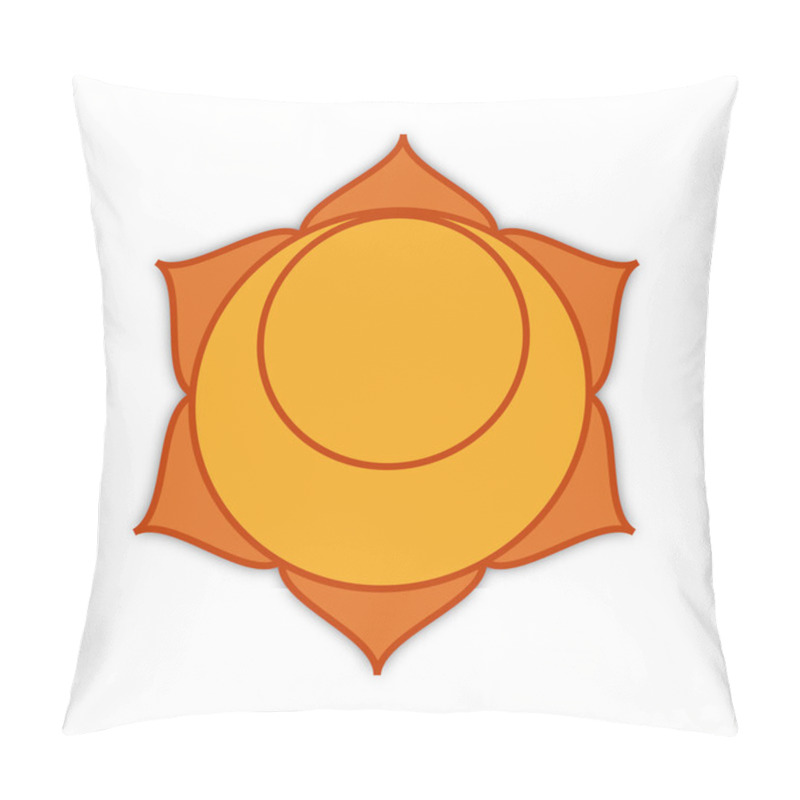 Personality  Symbol Of The Second Chakra, Illustration Pillow Covers