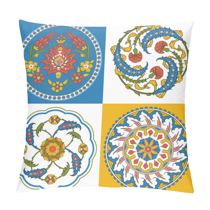 Personality  Ottoman Ancient Turkish Patterns, Motifs Pillow Covers