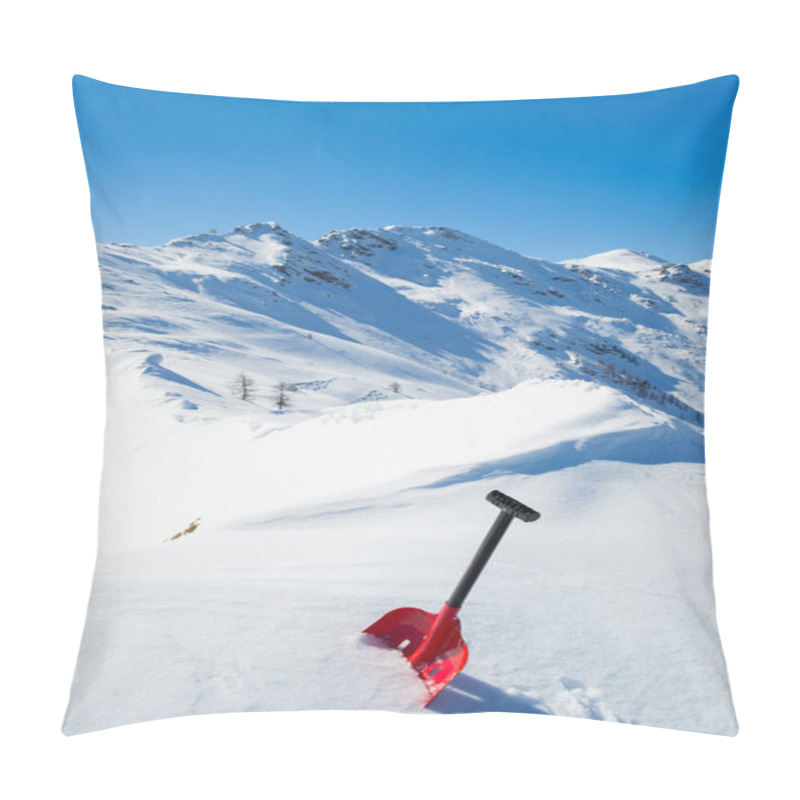 Personality  Avalanche Shovel In The Snow Pillow Covers