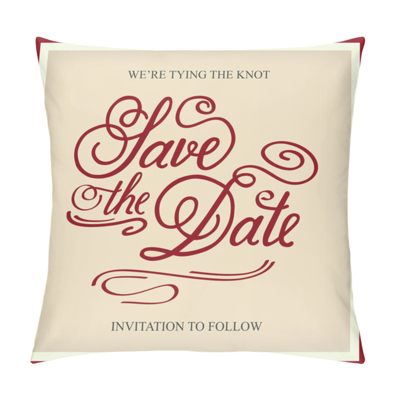 Personality  Save The Date Pillow Covers