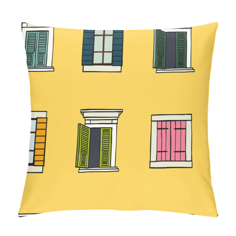 Personality  Windows. Pillow Covers