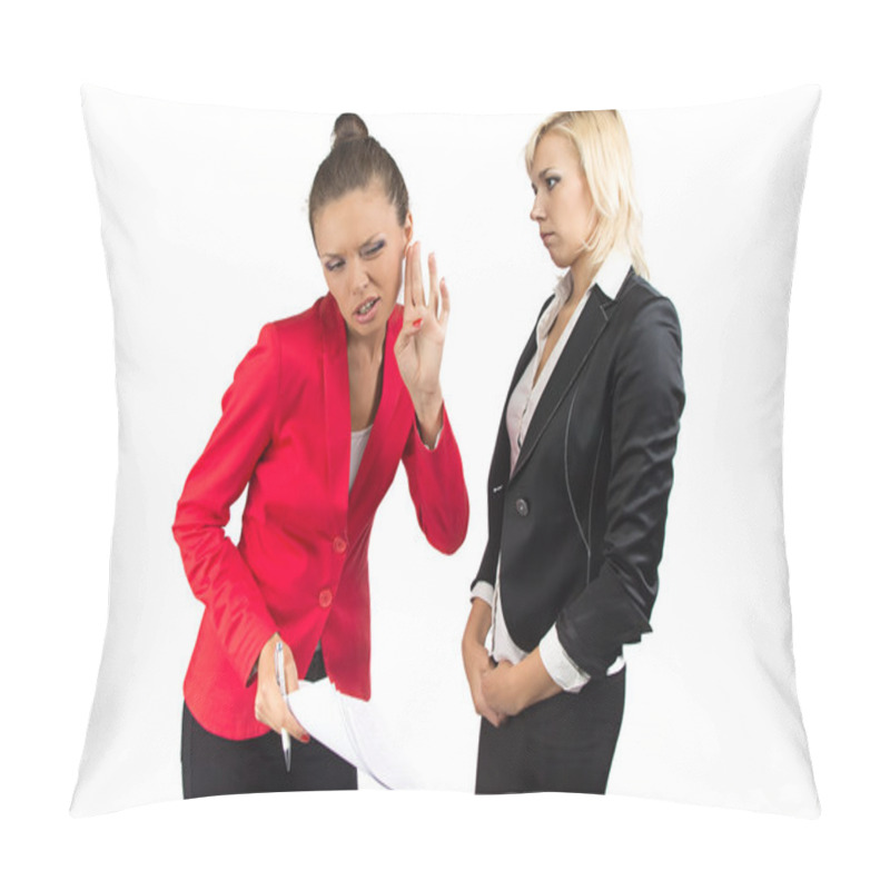 Personality  Businesswoman Dont Hear Enother One Pillow Covers