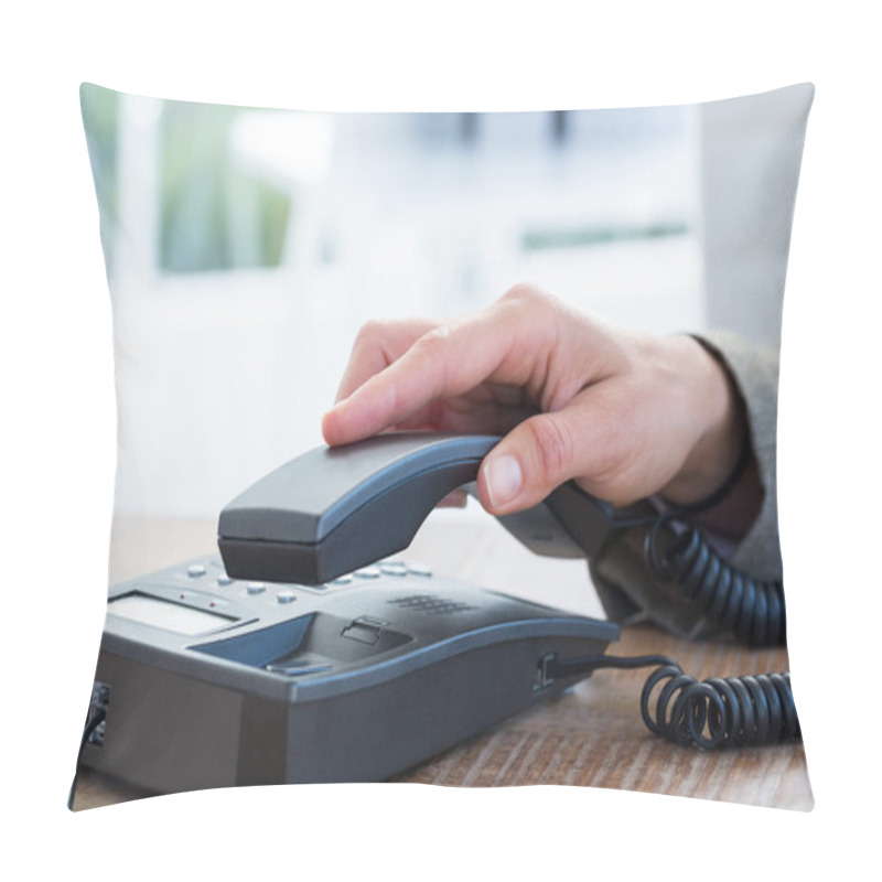 Personality  Businessman Answer The Phone Pillow Covers