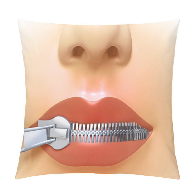 Personality  Closed Mouth Pillow Covers