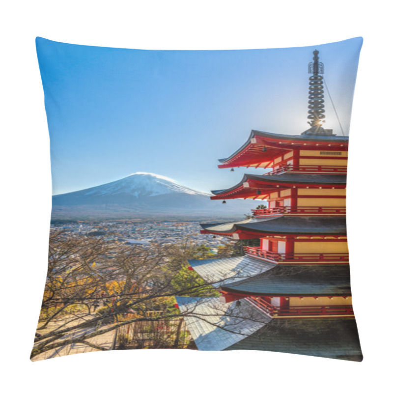 Personality  Mount Fuji In Japan Pillow Covers