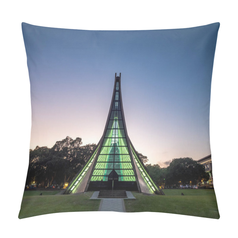 Personality  Taichung, Taiwan - Sep 27, 2018: Luce Memorial Chapel Is A Christian Church On The Campus Of Tunghai University. Pillow Covers