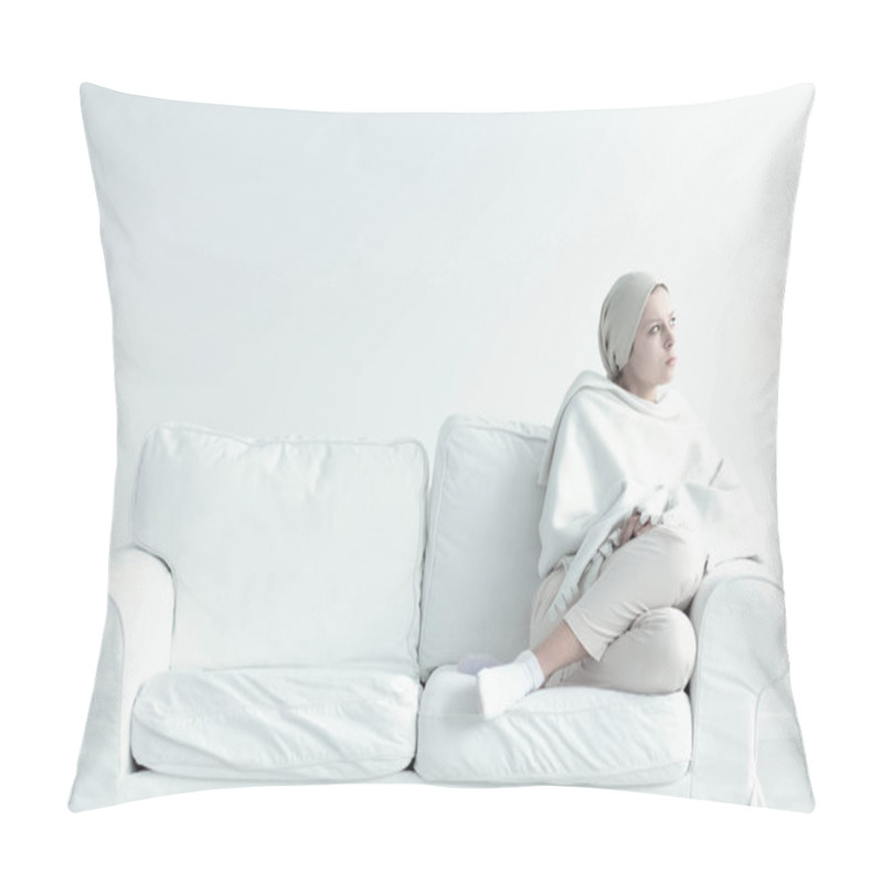 Personality  Woman Weak After Chemotherapy Pillow Covers