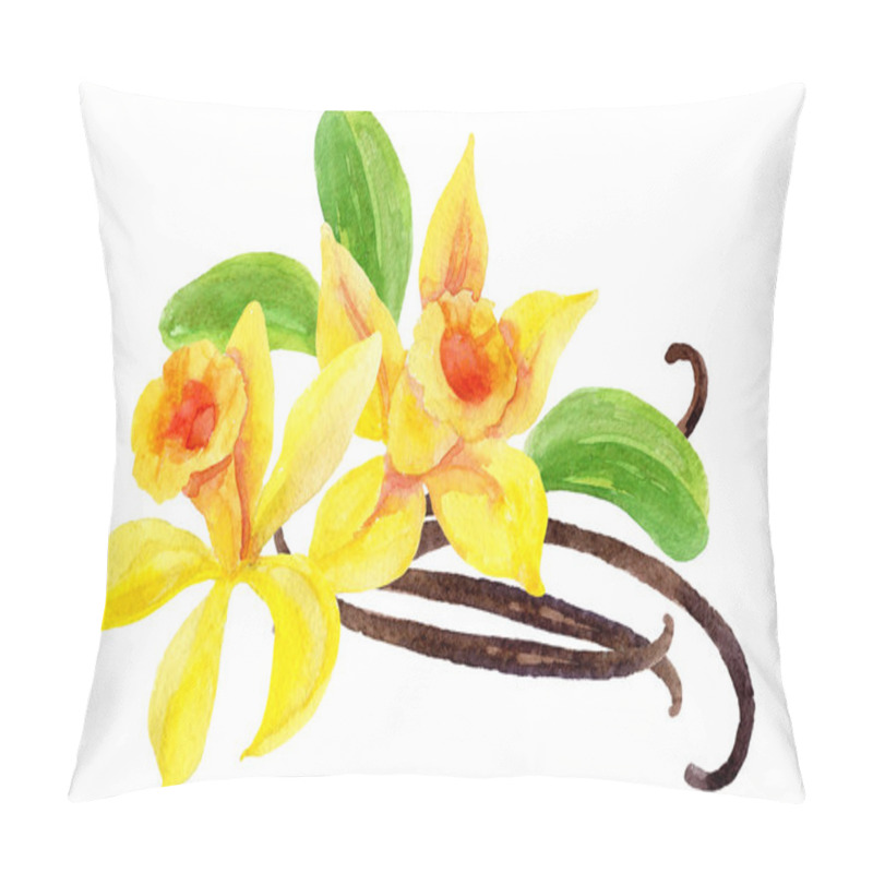 Personality  Vanilla Flowers And Pods Pillow Covers