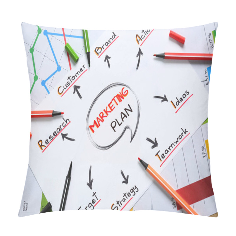 Personality  Marketing Concept Template Pillow Covers