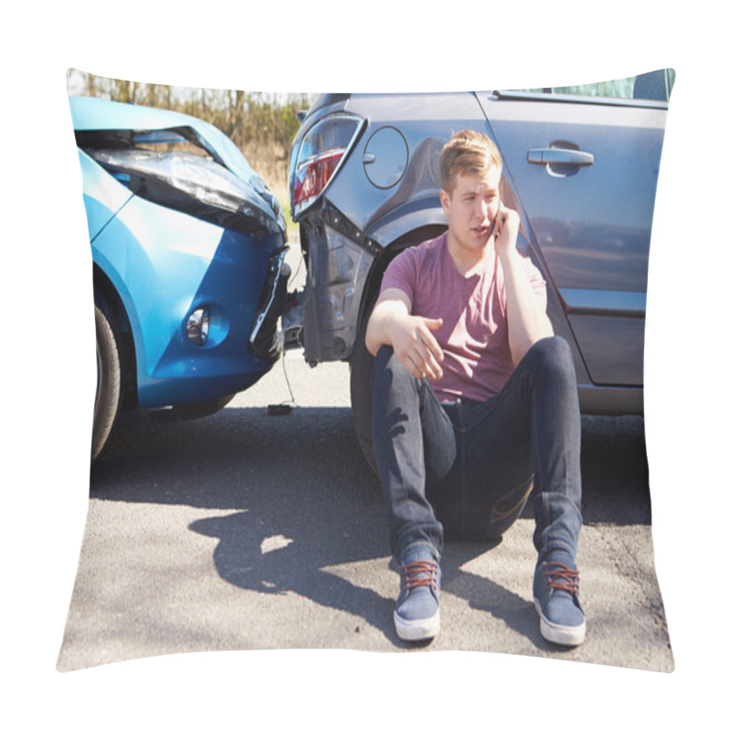 Personality  Driver Making Phone Call Pillow Covers