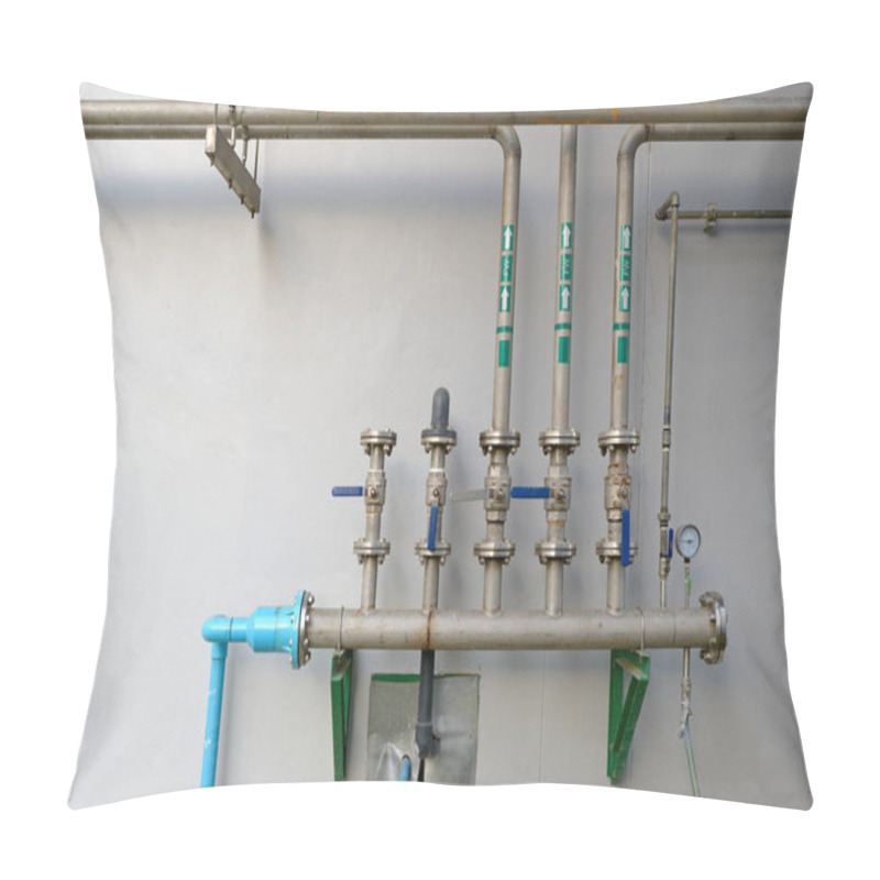 Personality  Pipe Water And Power Pillow Covers